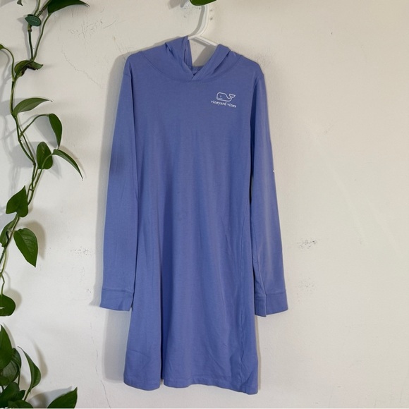Kids Vineyard Vines Long Sleeve Hooded Dress Swim Cover Flawed - Picture 1 of 7